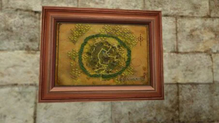 Map of Caras Galadhon
