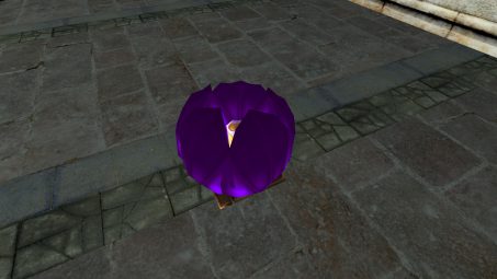 Purple Floating Lantern – Closed