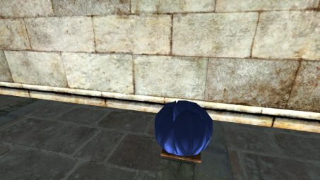 Blue Floating Lantern – Closed