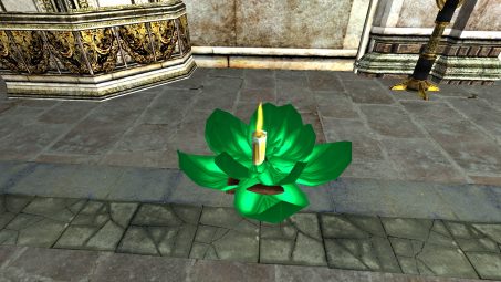 Green Floating Lantern – Open