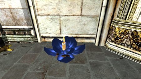 Blue Floating Lantern – Open