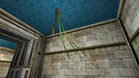 Green Ceiling Streamers