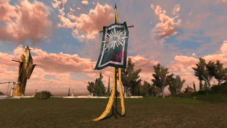 Teal Anniversary Fireworks Banner