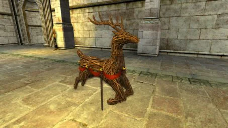 Snow-Strider’s Woven Deer