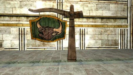 The Roaring Bull Inn Signpost