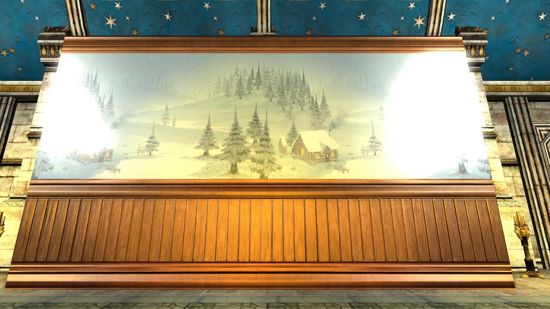 Decorative Wall (Snowy Evening)