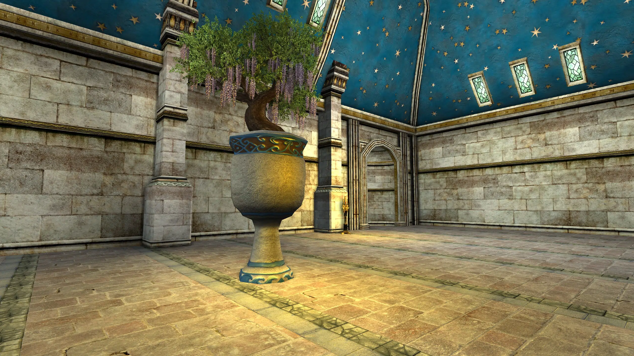 Seaside Wisteria Planter