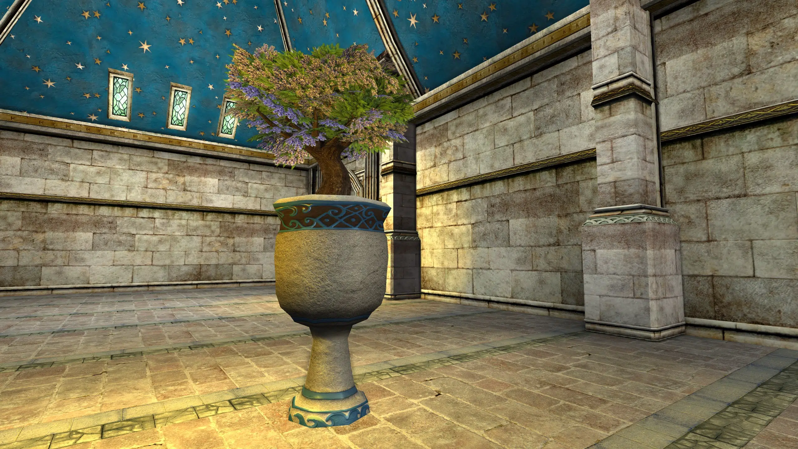 Small Seaside Jacaranda Planter