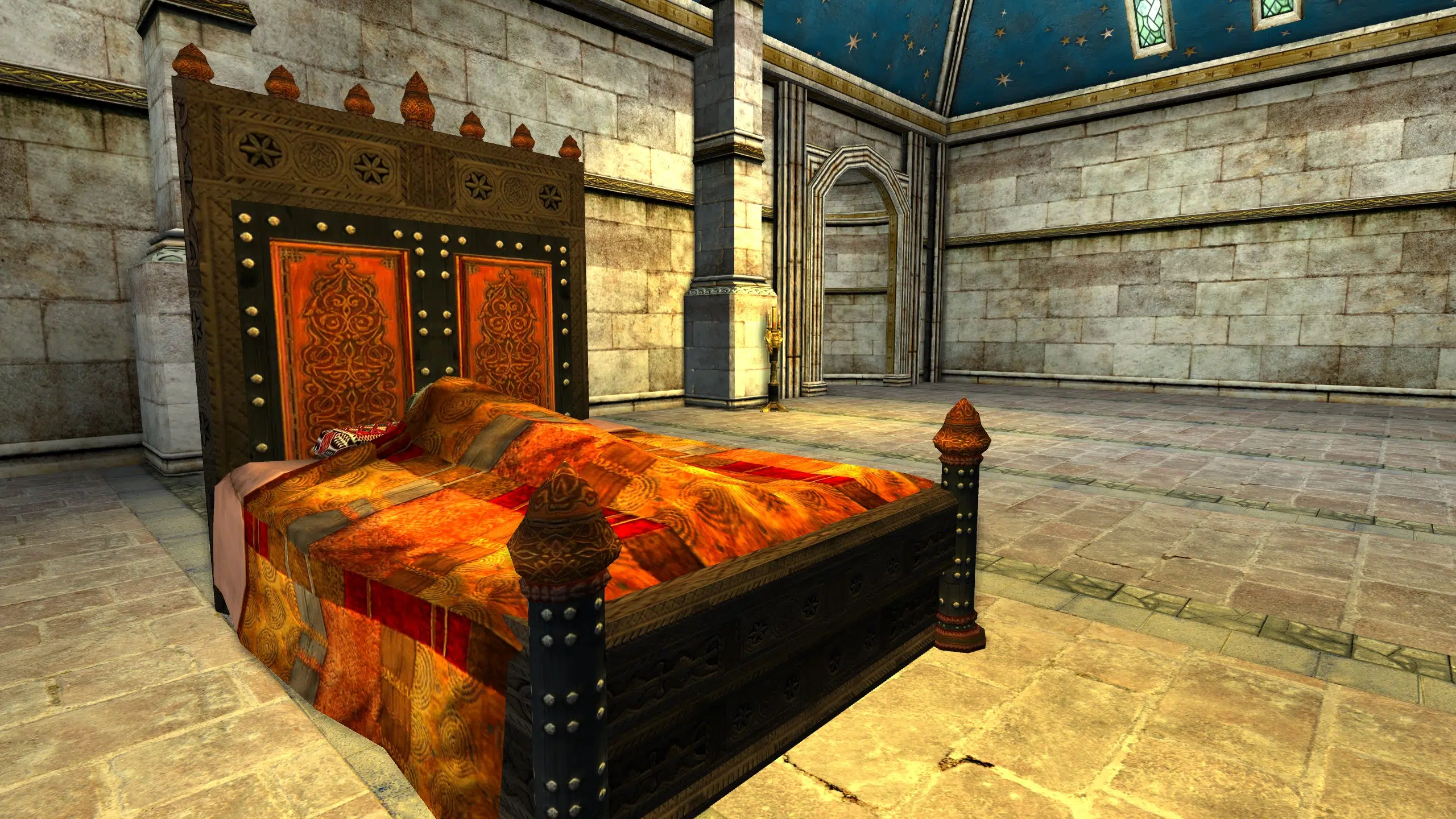 Strangely Occupied Bed