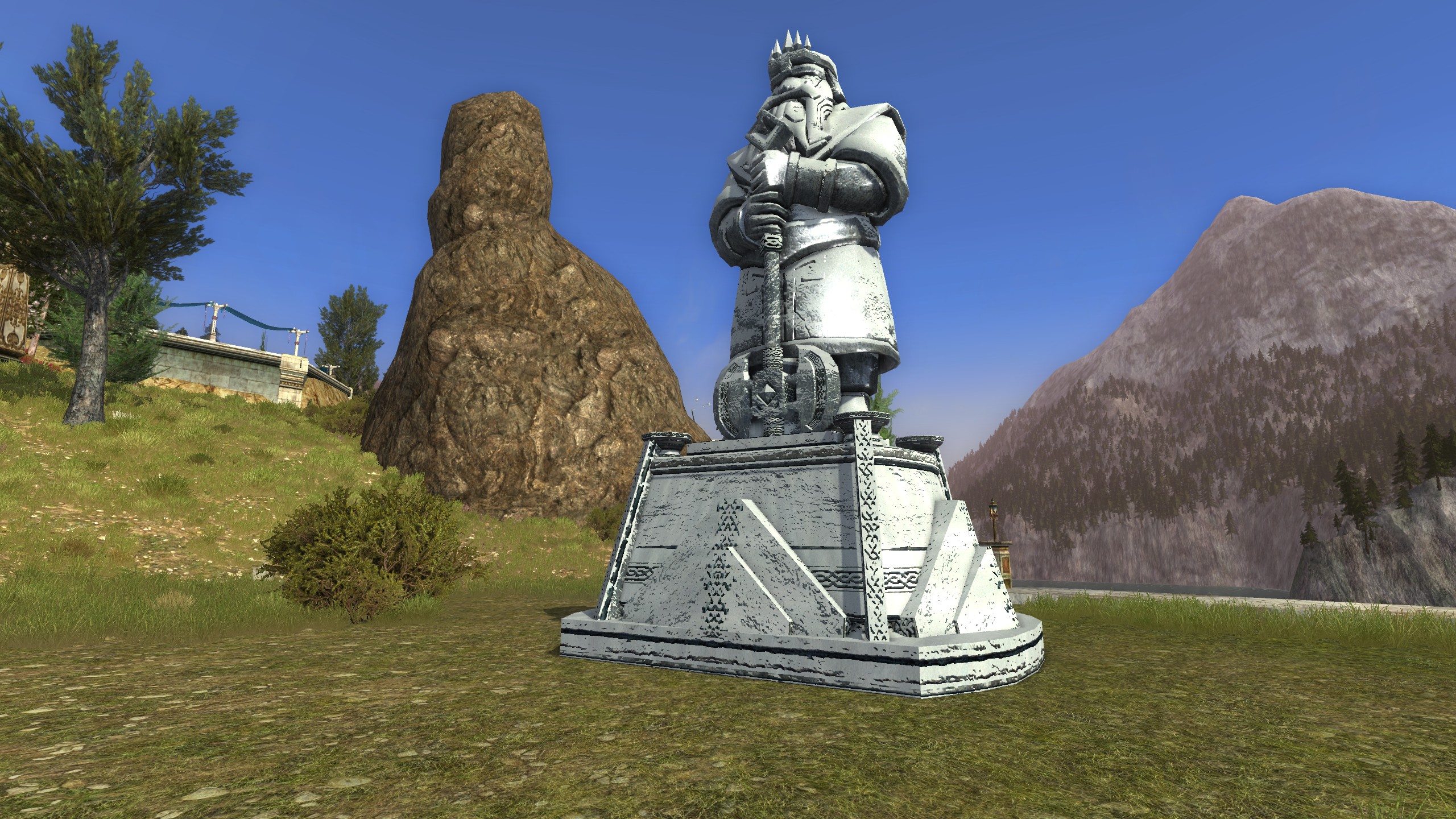 Snow-Laden Dwarf Statue
