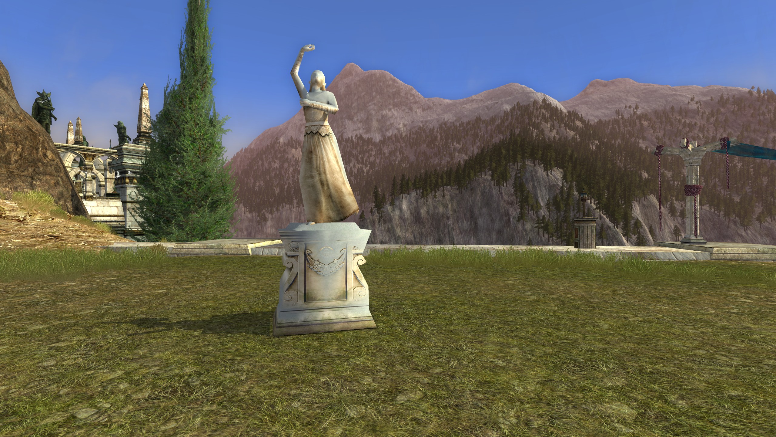 Snow-Laden Statue of Luthien