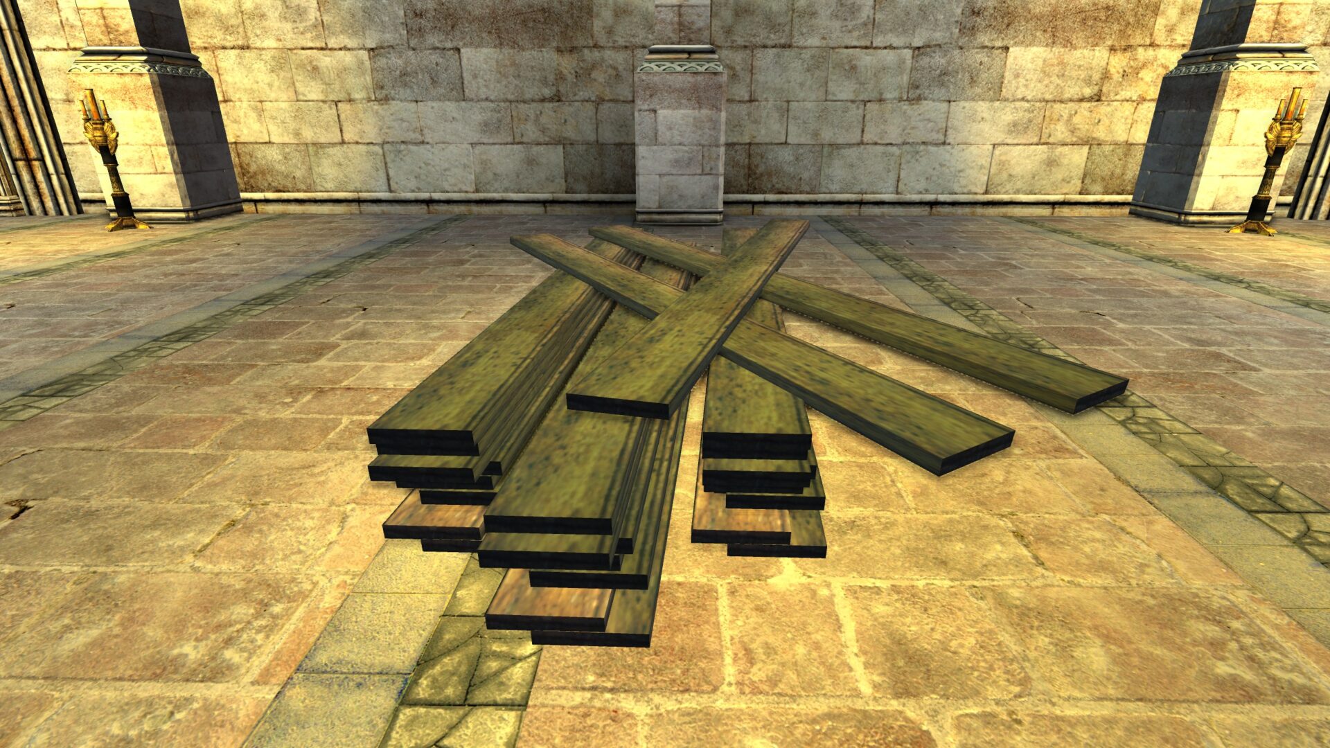 Small Organized Pile of Ship-Yard Planks | D&Co du Milieu
