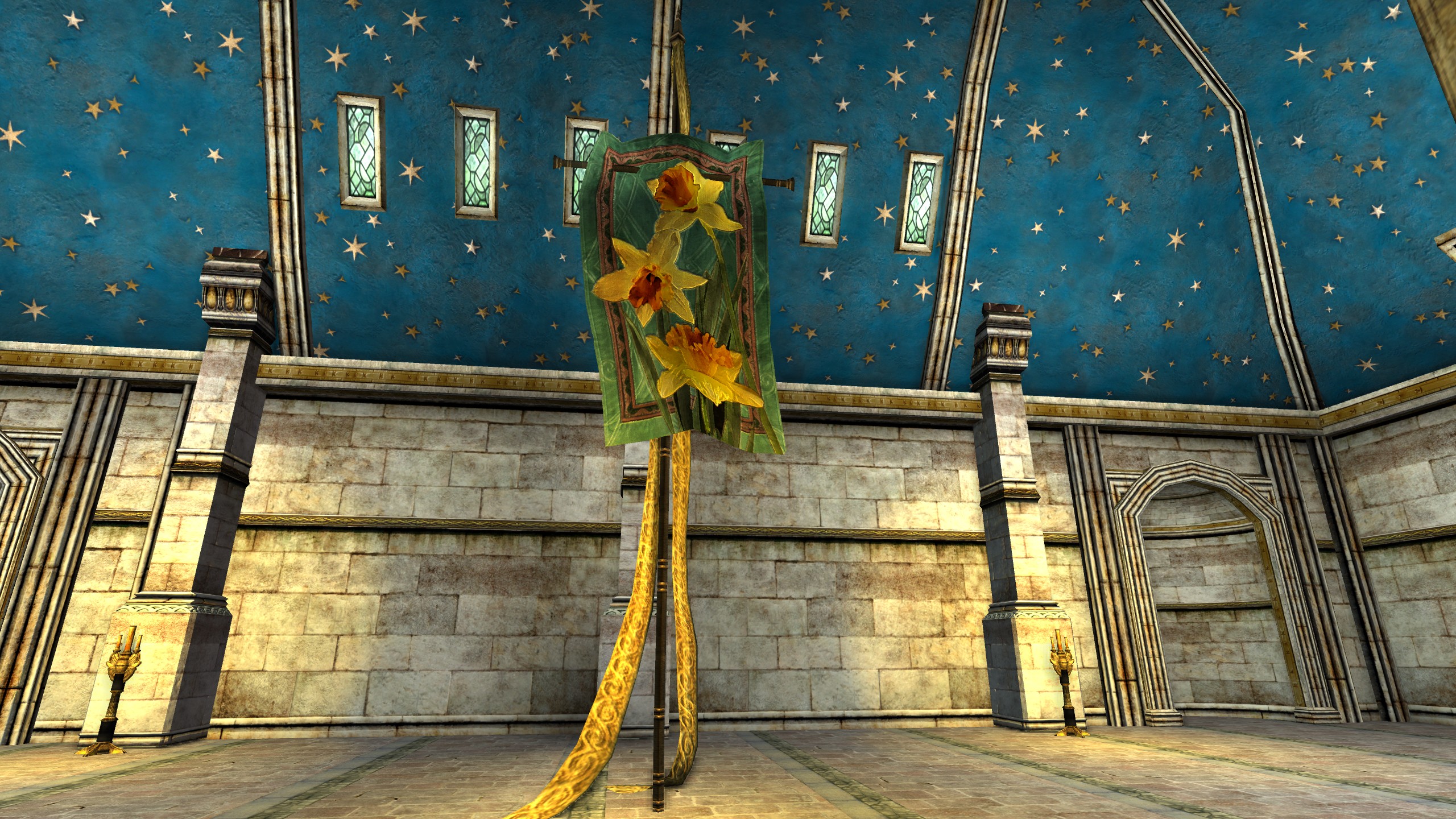 Large Daffodil Celebration Banner