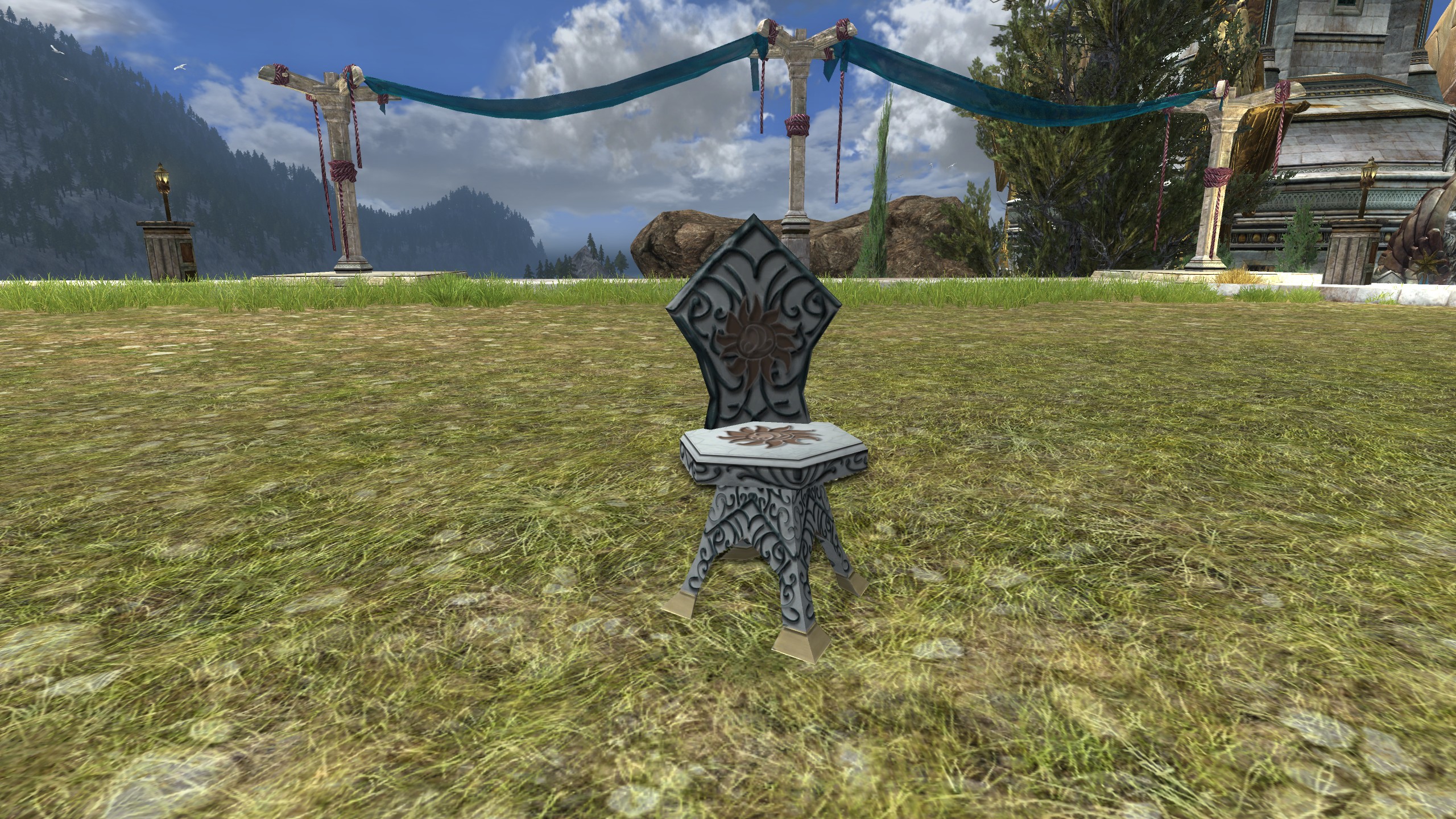 Garden Chair of the Flowering Sun