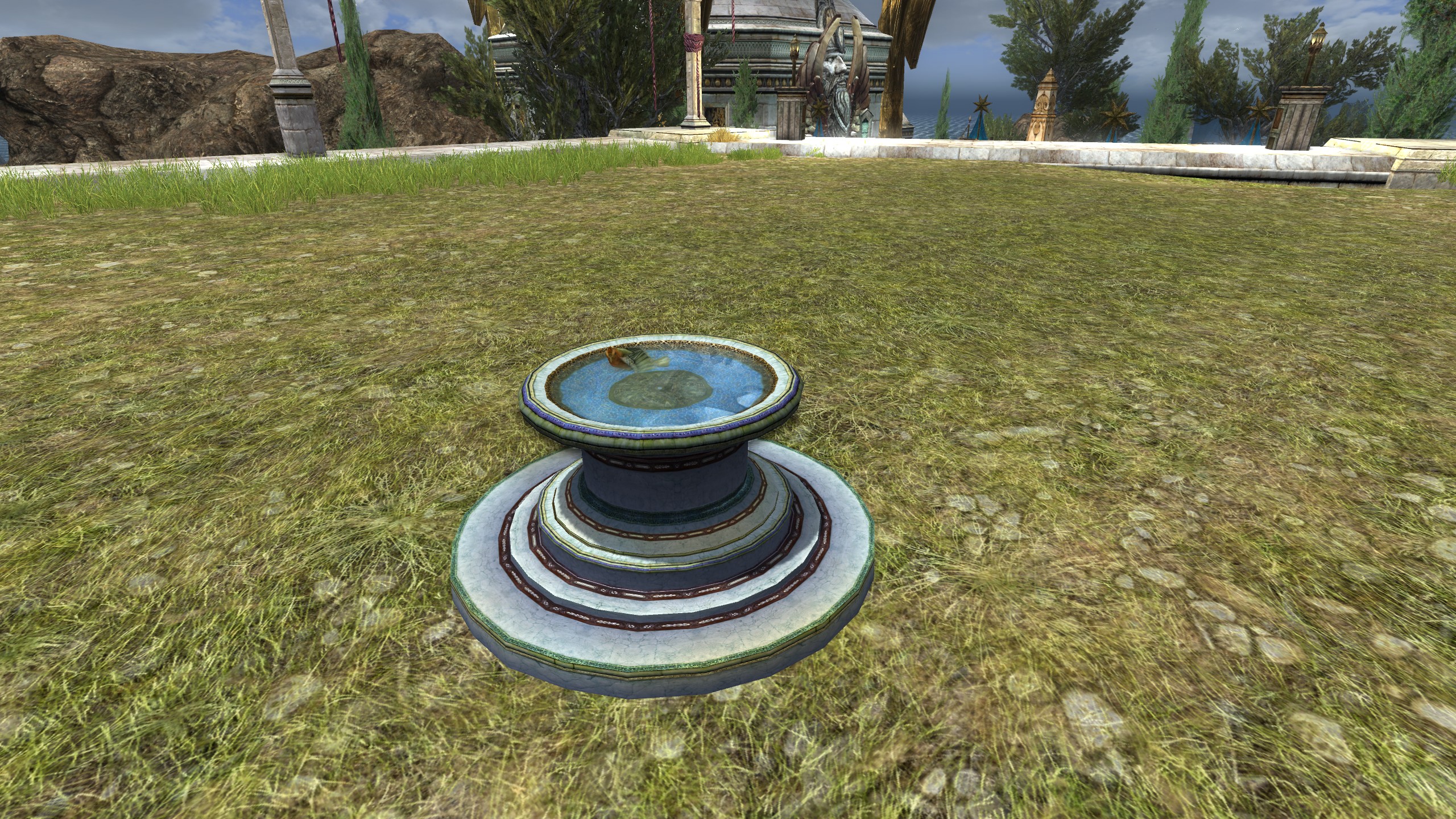 Small Zajani Bird Bath